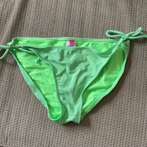 OP bikini bottoms Sz M (7-9) drawstring sides bathing suit